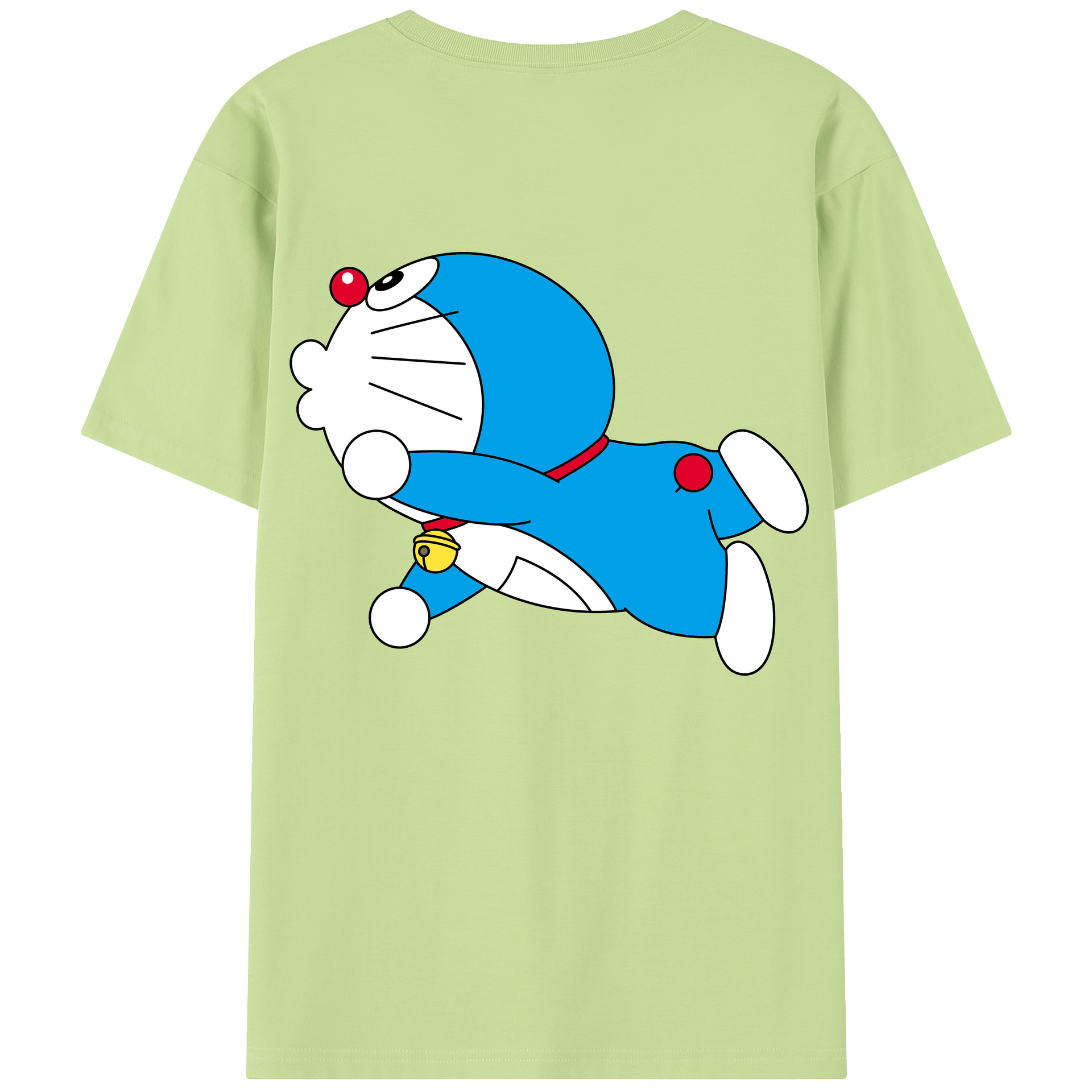 （画像用） ドラえもん Doraemon 綿100％半袖Tシャツ（背面プリント）